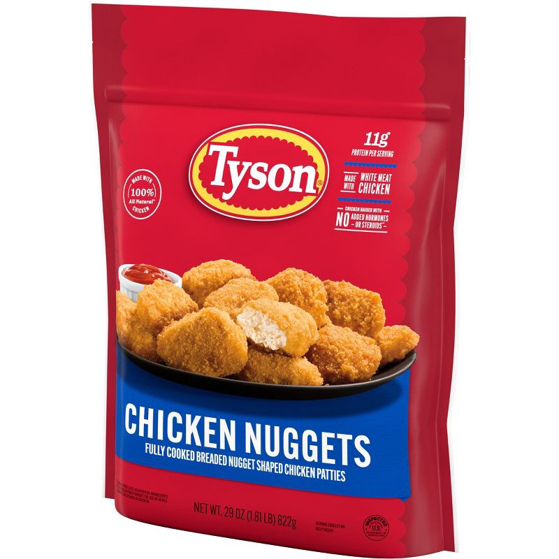 slide 4 of 7, Tyson All Natural All Natural Chicken Nuggets - Frozen - 29oz, 29 oz