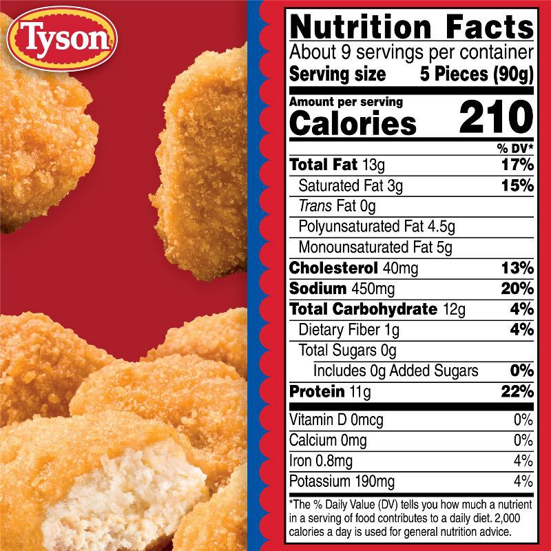 slide 7 of 7, Tyson All Natural All Natural Chicken Nuggets - Frozen - 29oz, 29 oz