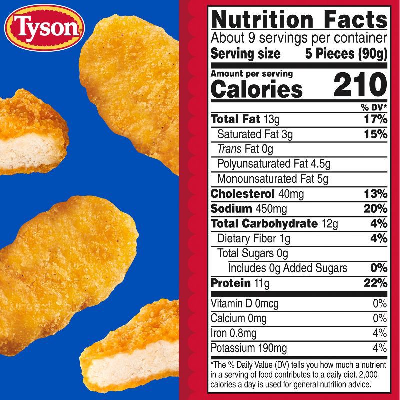 slide 8 of 12, Tyson All Natural All Natural Chicken Nuggets - Frozen - 29oz, 29 oz