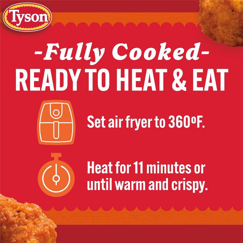 slide 4 of 7, Tyson Any'tizers Buffalo Style Boneless Chicken Bites - Frozen - 24oz, 24 oz