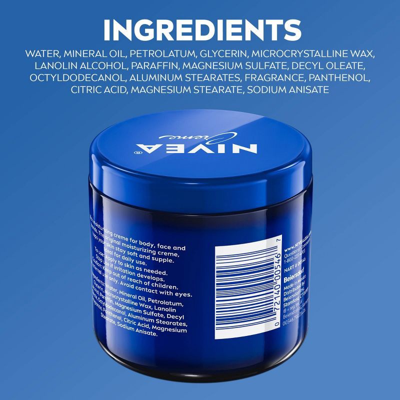 slide 11 of 13, NIVEA Creme Body, Hand and Face Moisturizing Cream Fresh - 13.5 oz, 13.5 oz