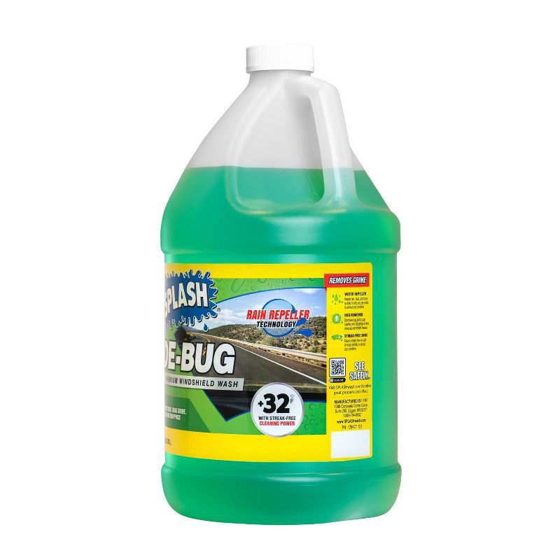 slide 3 of 3, SPLASH Summer De-Bug Windshield Wash, 1 ct