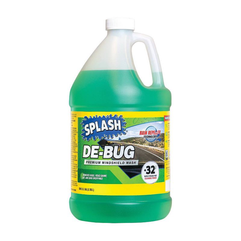 slide 1 of 3, SPLASH Summer De-Bug Windshield Wash, 1 ct