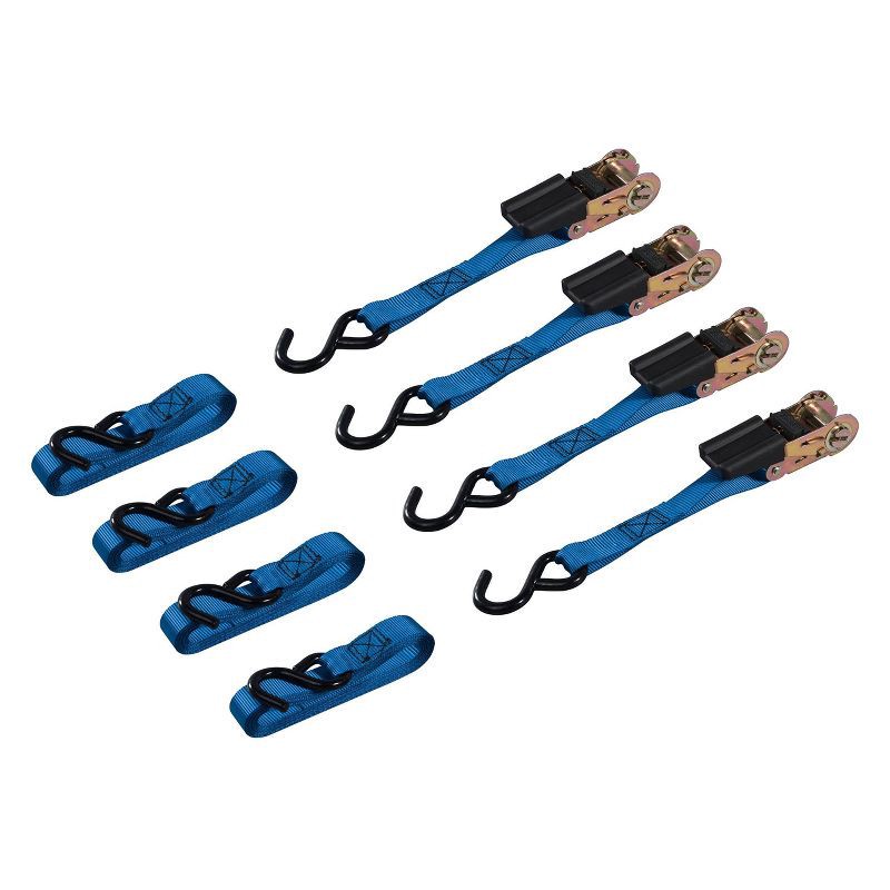 slide 3 of 3, Cling 4pk Ratchet Set - 14' Length 600lbs., 4 ct, 600 lb