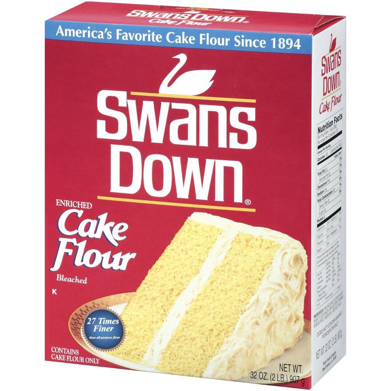 slide 3 of 8, Swans Down Cake Flour - 32oz, 32 oz