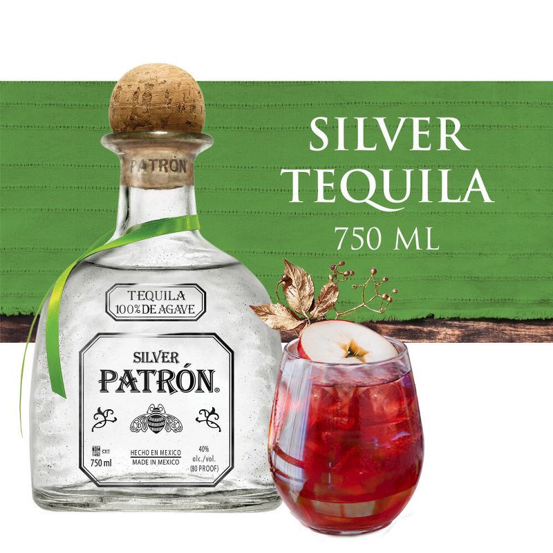 slide 7 of 7, Patron Patrón Silver Tequila - 750ml Bottle, 750 ml