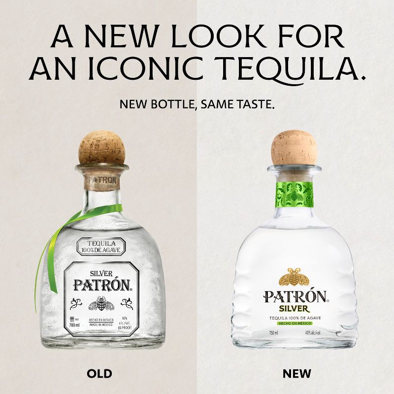 slide 10 of 10, Patron Patrón Silver Tequila - 750ml Bottle, 750 ml
