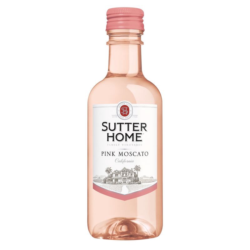 slide 6 of 6, Sutter Home Pink Moscato Wine - 4pk/187ml Bottles, 4 ct; 187 ml