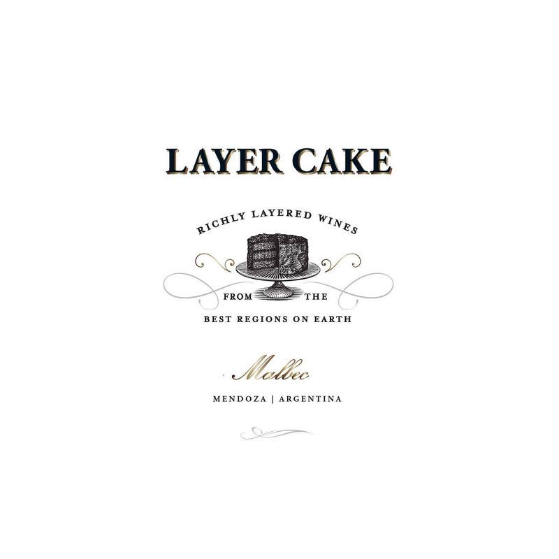 slide 2 of 5, Layer Cake Wines Layer Cake Malbec Red Wine - 750ml Bottle, 750 ml