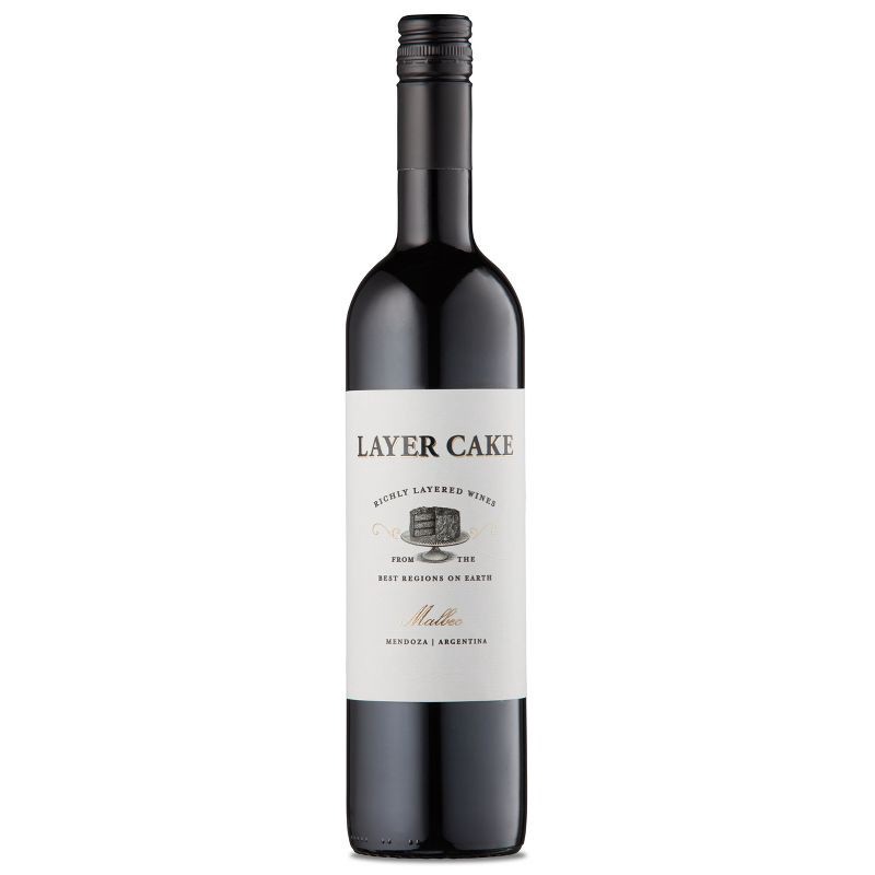 slide 1 of 5, Layer Cake Wines Layer Cake Malbec Red Wine - 750ml Bottle, 750 ml