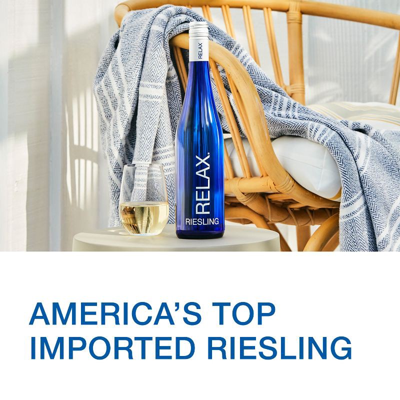 slide 3 of 7, Relax Riesling White Wine - 750ml Bottle, 750 ml