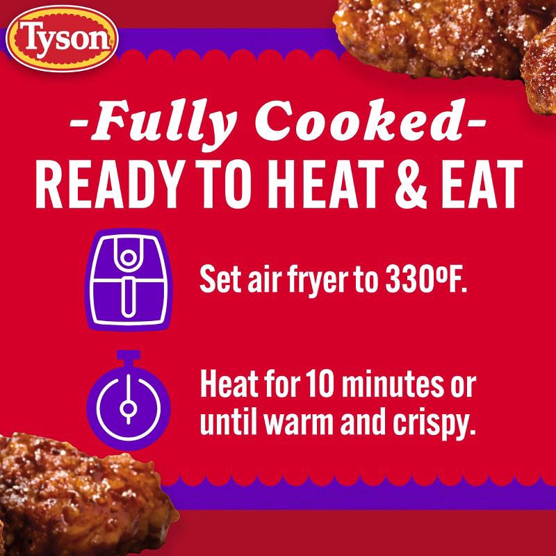 slide 4 of 7, Tyson Any'tizers Honey BBQ Flavored Boneless Chicken Bites - Frozen - 24oz, 24 oz