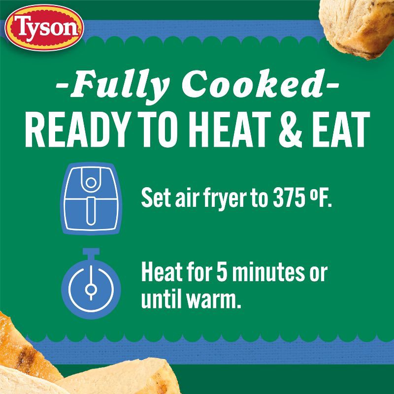 slide 4 of 7, Tyson Grilled & Ready Chicken Breast Strips - Frozen - 22oz, 22 oz
