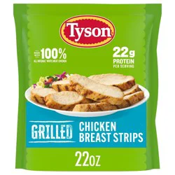 Tyson Grilled & Ready Chicken Breast Strips - Frozen - 22oz