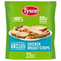 Tyson Grilled & Ready Chicken Breast Strips - Frozen - 22oz