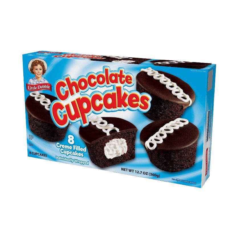 slide 3 of 4, Little Debbie Chocolate Cupcakes - 8ct/14.83oz, 8 ct, 14.83 oz