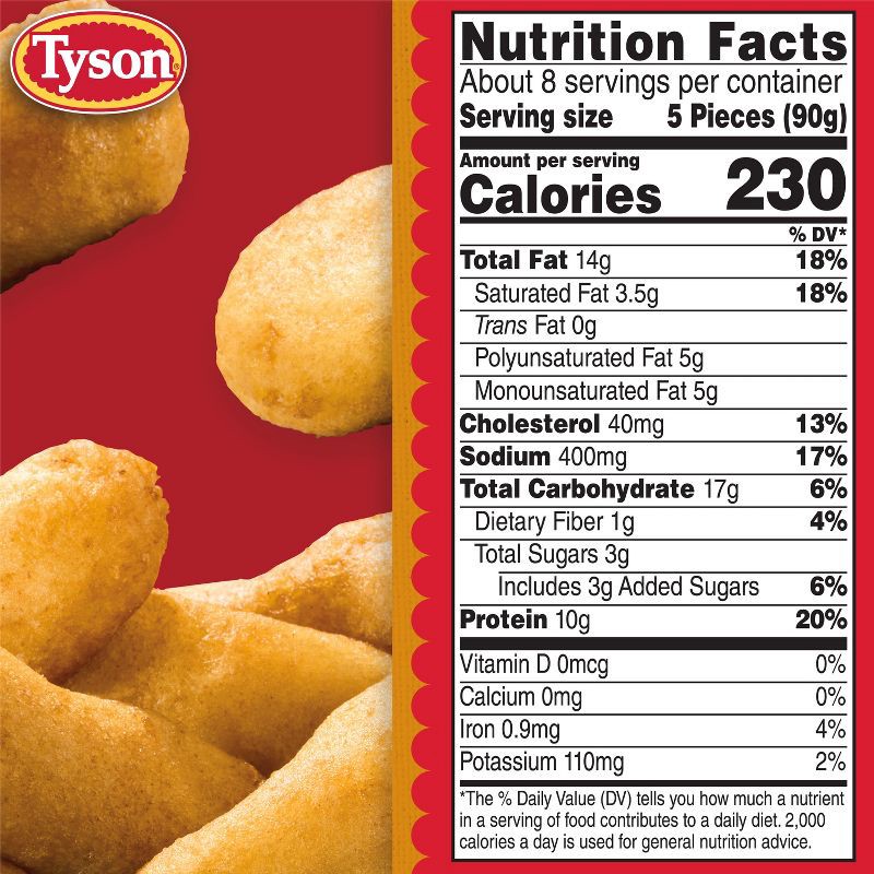 slide 7 of 7, Tyson Honey Battered Breast Tenders - Frozen - 25.5oz, 25.5 oz