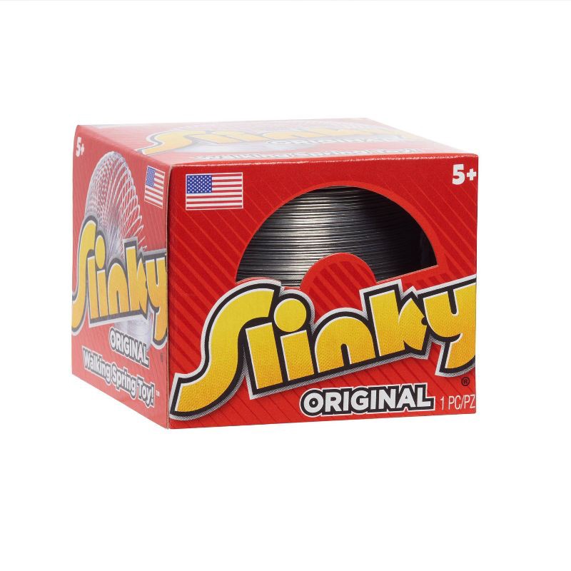 slide 3 of 4, Poof-Slinky The Original Slinky Walking Spring Toy, Metal Slinky, 1 ct