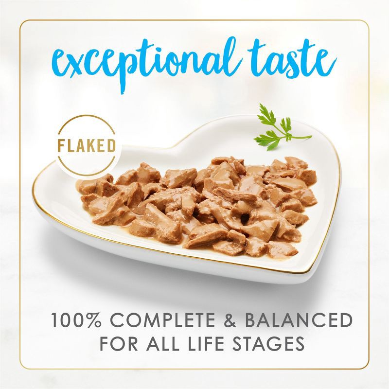 slide 4 of 10, Purina Fancy Feast Flaked Gourmet Wet Cat Food with Fish Flavor - 3oz, 3 oz