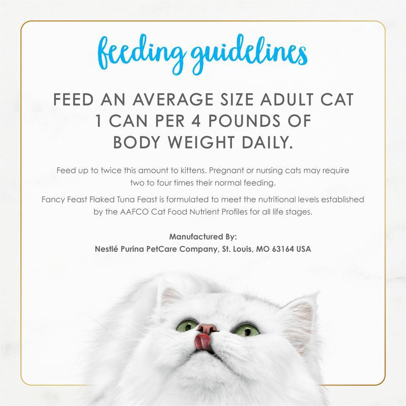 slide 9 of 10, Purina Fancy Feast Flaked Gourmet Wet Cat Food with Fish Flavor - 3oz, 3 oz