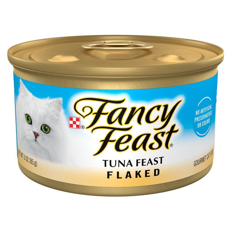 slide 1 of 5, Purina Fancy Feast Flaked Gourmet Wet Cat Food with Fish Flavor - 3oz, 3 oz