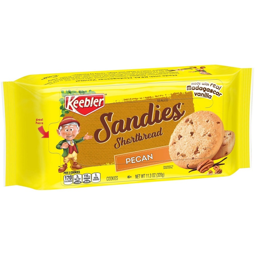 slide 4 of 8, Keebler Sandies Pecan Shortbread Cookies - 11.3oz, 11.3 oz
