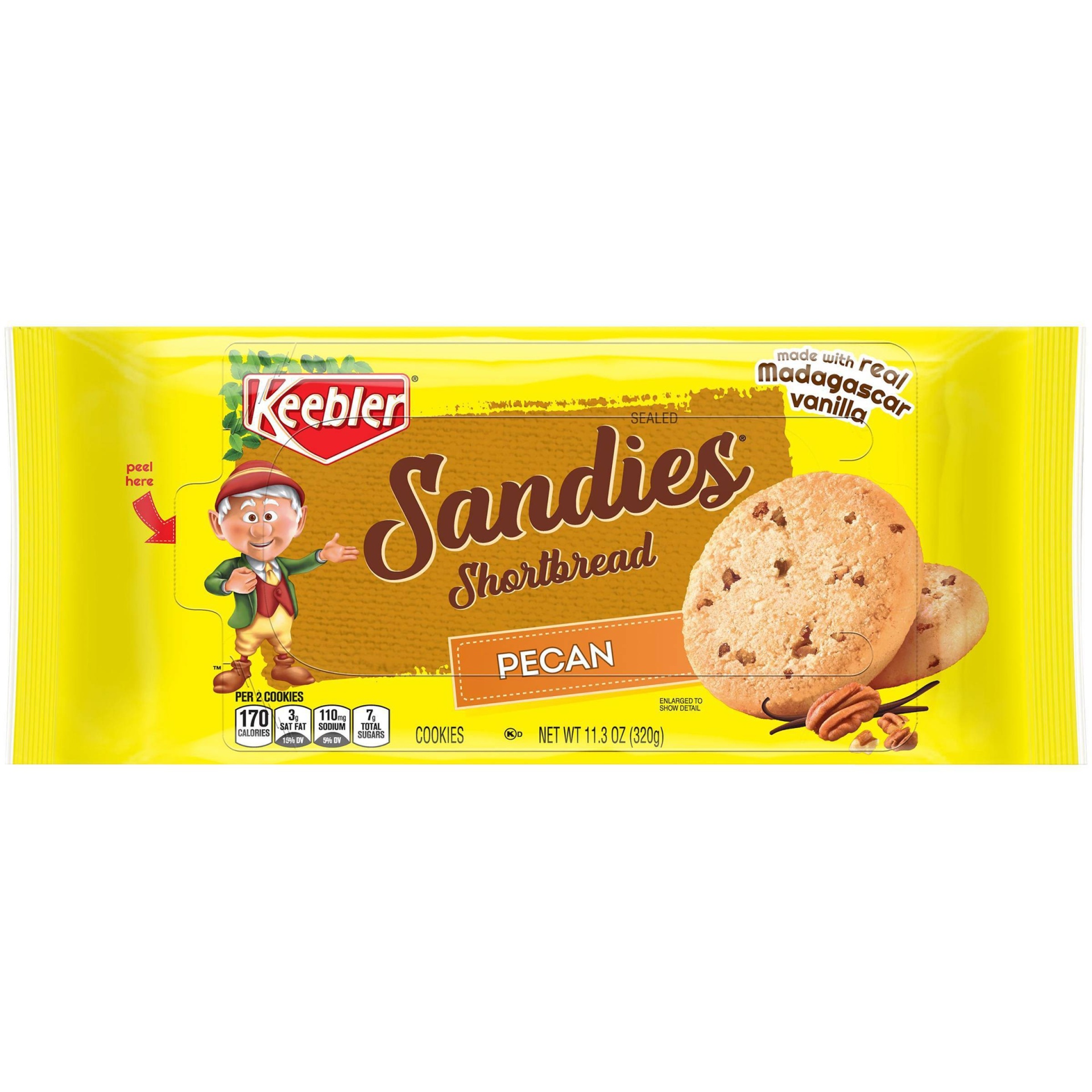 slide 1 of 8, Keebler Sandies Pecan Shortbread Cookies - 11.3oz, 11.3 oz
