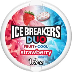 Ice Breakers Duo Strawberry Sugar Free Mint Candies - 1.3oz