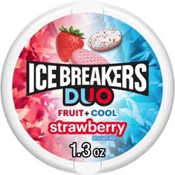 Ice Breakers Duo Strawberry Sugar Free Mint Candies - 1.3oz