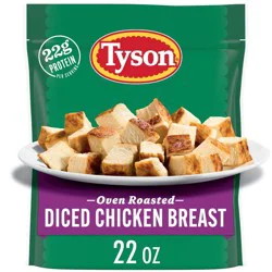 Tyson Grilled & Ready Oven Roasted Diced Chicken Breast - Frozen - 22oz