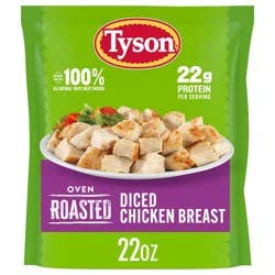 Tyson Grilled & Ready Oven Roasted Diced Chicken Breast - - 22oz