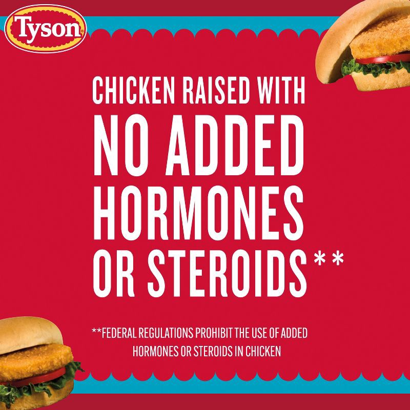 slide 5 of 14, Tyson All Natural Chicken Breast Patties - Frozen - 23oz, 23 oz