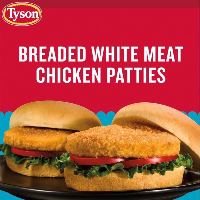 slide 7 of 14, Tyson All Natural Chicken Breast Patties - Frozen - 23oz, 23 oz