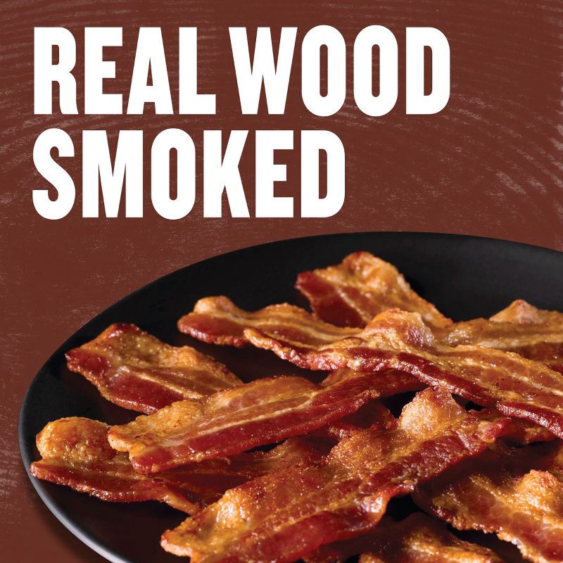 slide 7 of 9, Wright Brand Naturally Smoked Hickory Bacon - 24oz, 24 oz