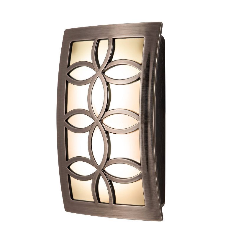 slide 1 of 1, General Electric GE LED CoverLite Brushed Nickel Night Light, 1 ct