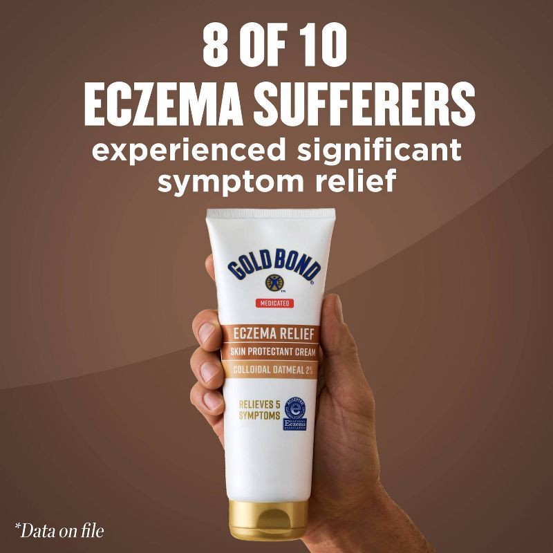 slide 6 of 12, Gold Bond Eczema Relief Hand and Body Lotion for Dry Skin - Unscented - 8oz, 8 oz