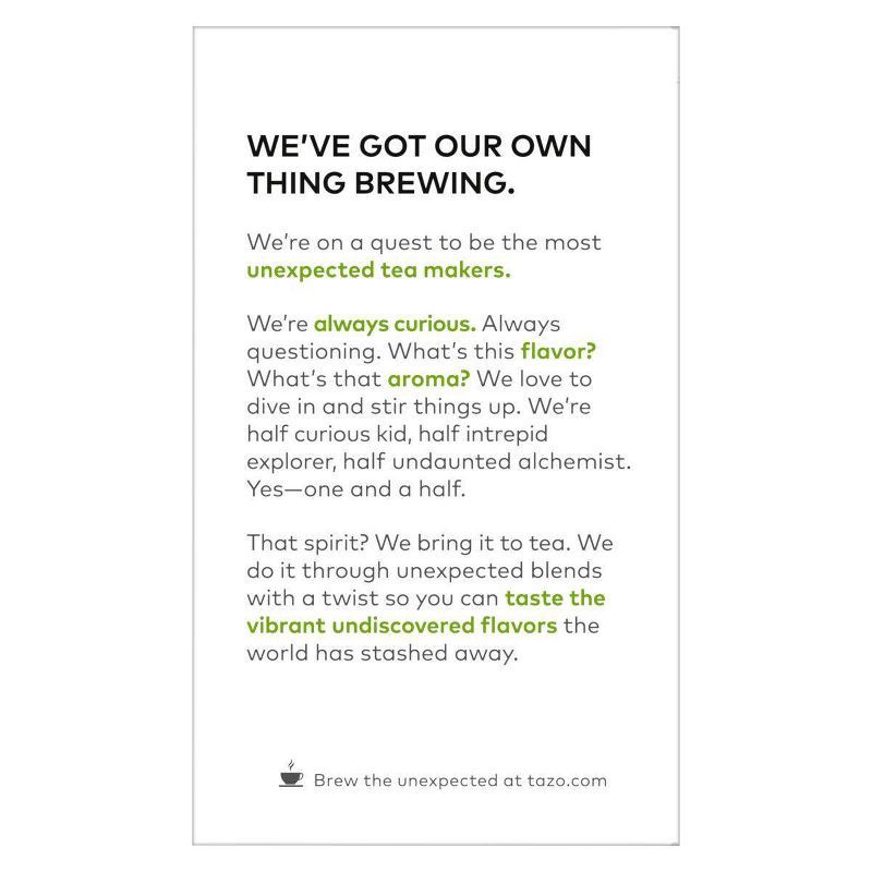 slide 2 of 3, Tazo Organic Peachy Green Tea - 20ct/1.4oz, 20 ct, 1.4 oz