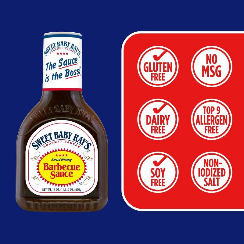 slide 5 of 9, Sweet Baby Ray's Original Barbecue Sauce - 40oz, 40 oz