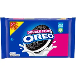 OREO Double Stuf Chocolate Sandwich Cookies Family Size - 20oz