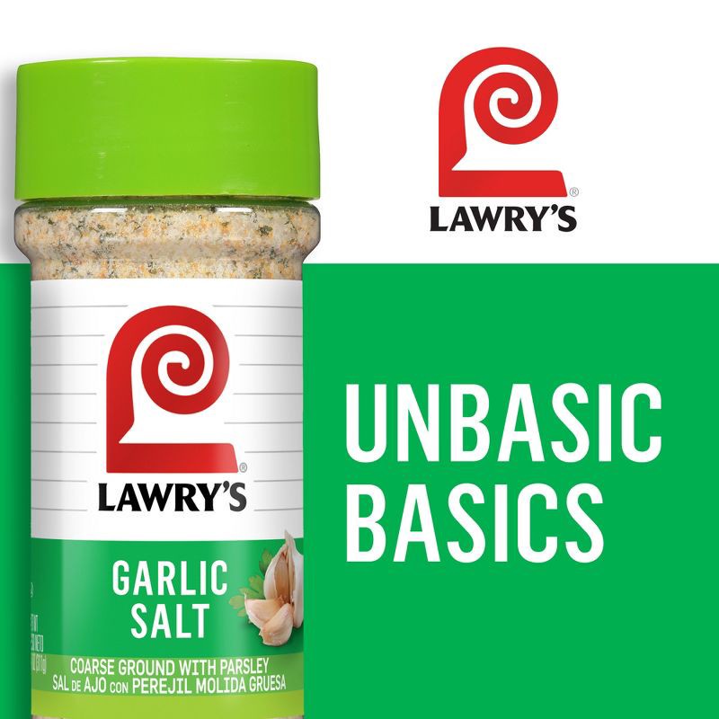 slide 21 of 26, Lawry's Classic Coarse Ground Garlic Salt - 11oz, 11 oz