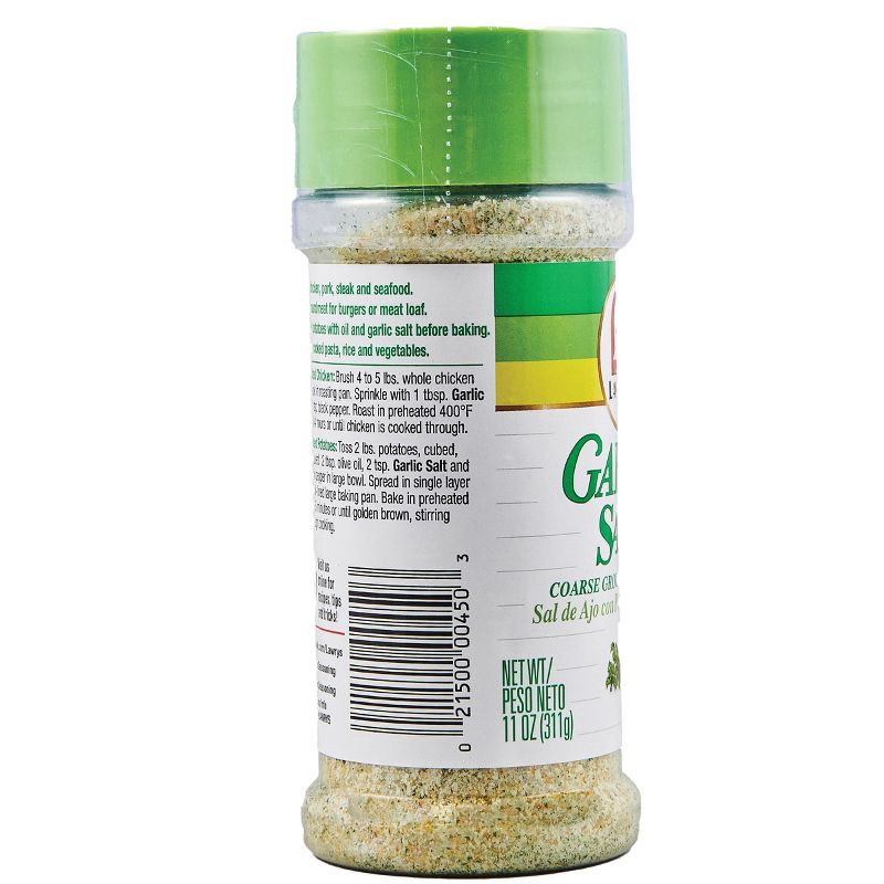 slide 24 of 24, Lawry's Classic Coarse Ground Garlic Salt - 11oz, 11 oz