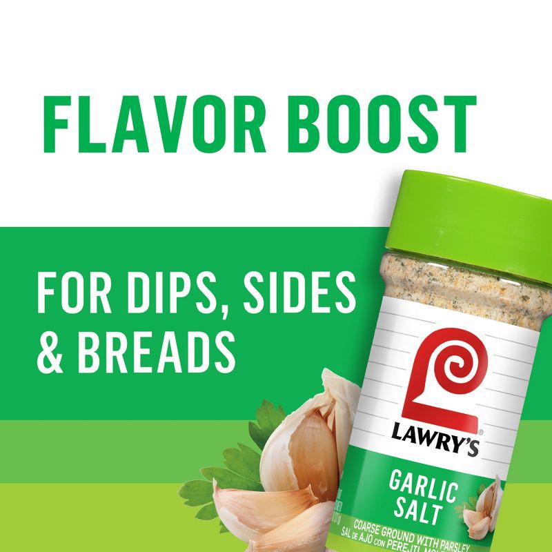 slide 6 of 24, Lawry's Classic Coarse Ground Garlic Salt - 11oz, 11 oz