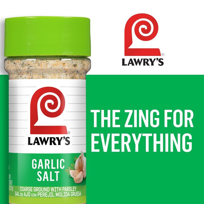 slide 10 of 24, Lawry's Classic Coarse Ground Garlic Salt - 11oz, 11 oz