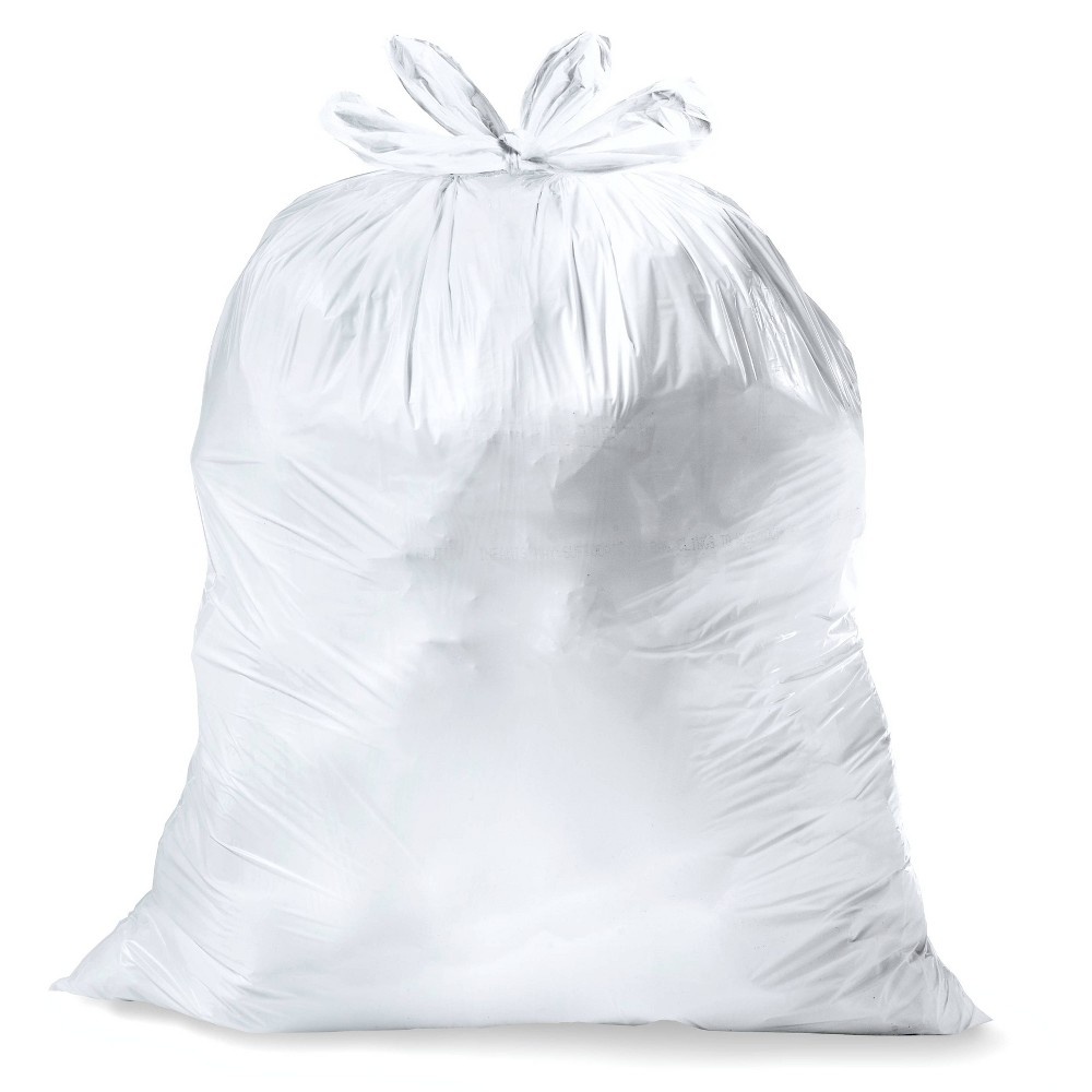 slide 3 of 9, Glad Tall Kitchen White Trash Bags, 13 gal, 106 ct