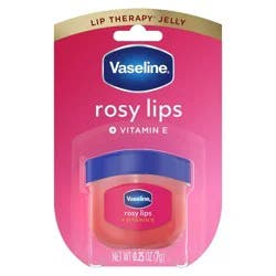 Vaseline Lip Therapy Mini Lip Balm - Rosy - Travel Size - 0.25oz