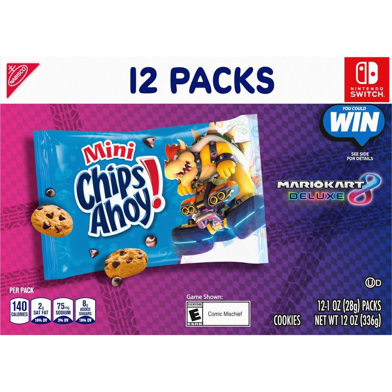 slide 3 of 13, Chips Ahoy! Mini Chocolate Chip Cookies Munchpack - 12oz/12pk, 12 ct; 12 oz