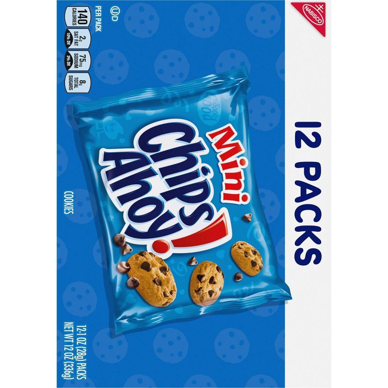 slide 6 of 13, Chips Ahoy! Mini Chocolate Chip Cookies Munchpack - 12oz/12pk, 12 ct; 12 oz