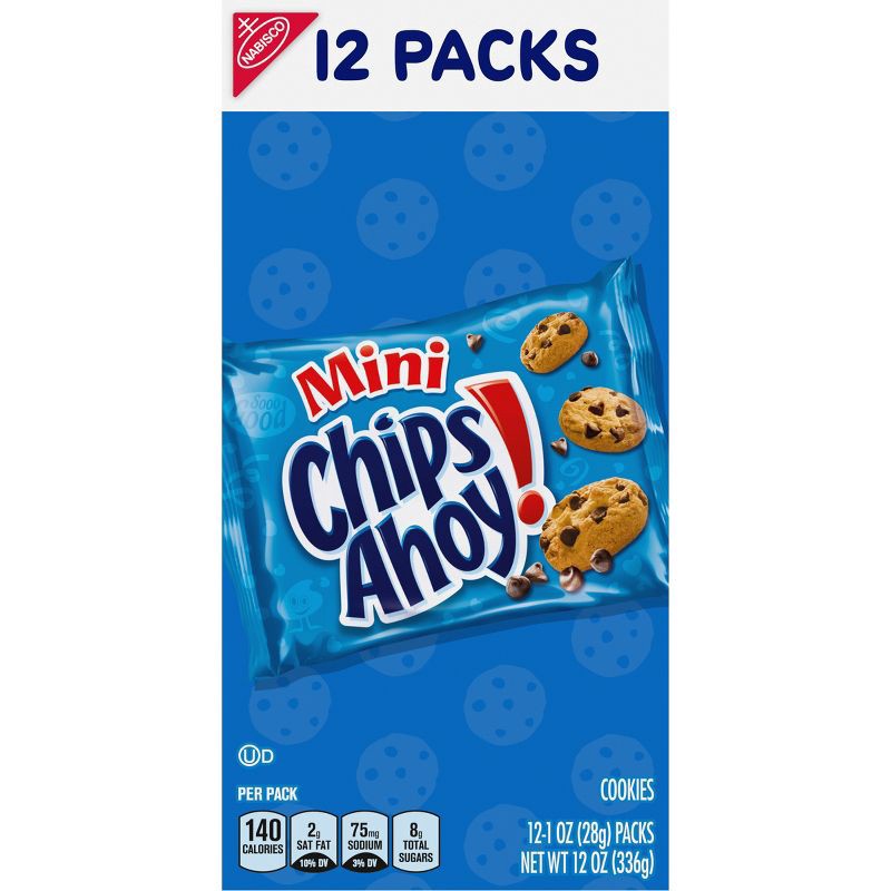 slide 2 of 13, Chips Ahoy! Mini Chocolate Chip Cookies Munchpack - 12oz/12pk, 12 ct; 12 oz