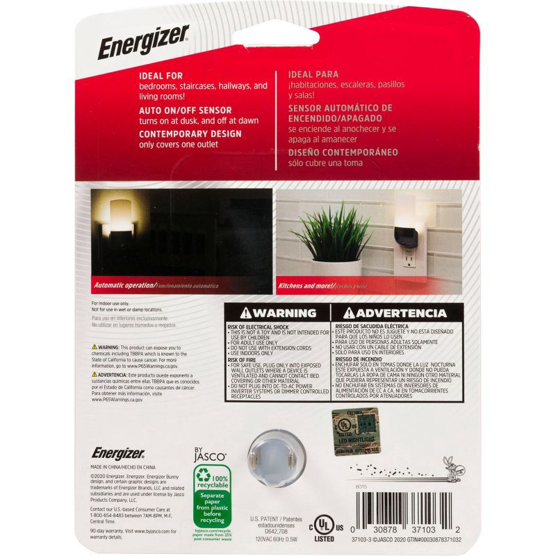 slide 5 of 6, Energizer Automatic LED Nightlight, 1 ct