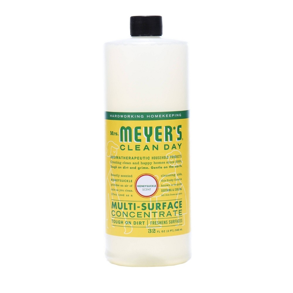 slide 2 of 5, Mrs. Meyer's Clean Day Mrs. Meyer's Honeysuckle Multi-Surface Concentrate, 32 fl oz